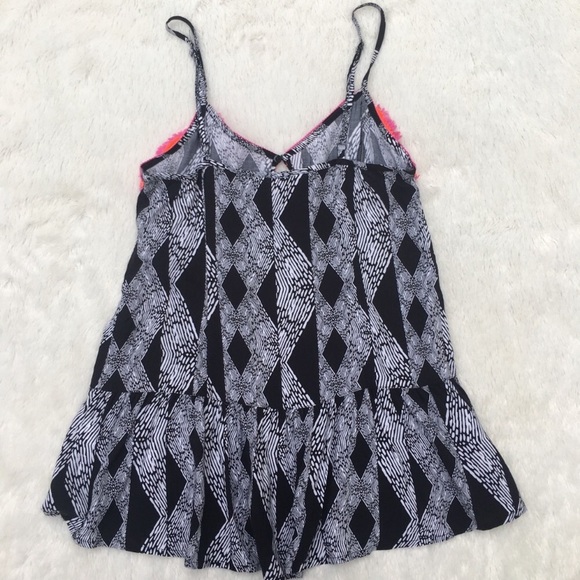 Seed Heritage Ruffle Black Blouse Top Cami XS - Picture 7 of 7